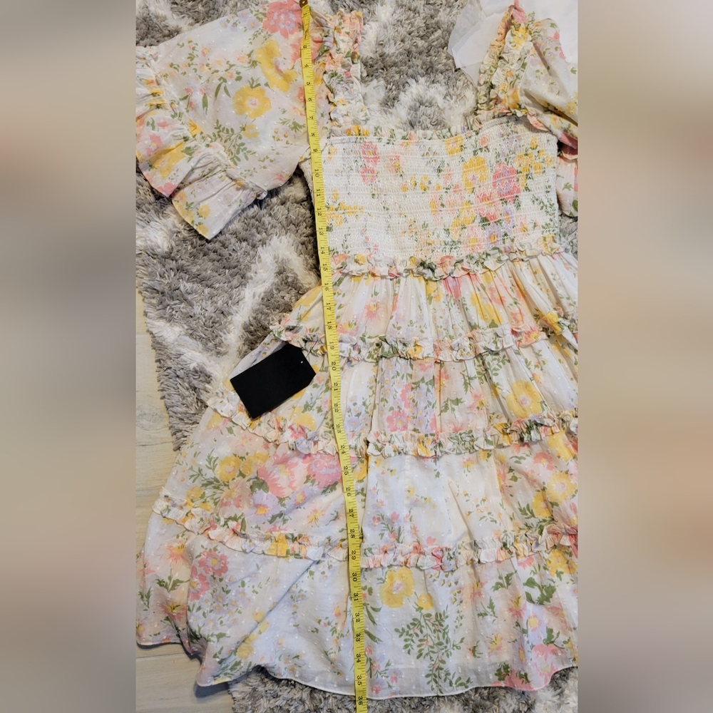 Needle & Thread Sunrise Bloom Mini Dress - Picture 6 of 6